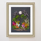 "Living in Color" Flower Print