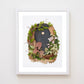 "Lost in a Dream" Flower Print