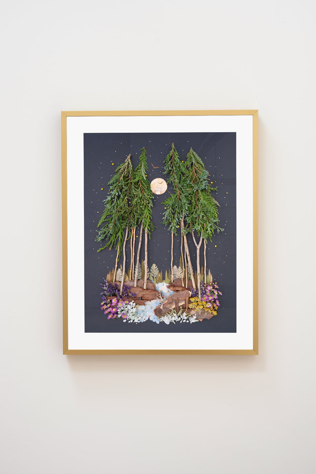 "Oh, Deer!" Flower Print