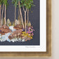"Oh, Deer!" Flower Print