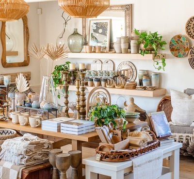 Photo of inside of Sister Golden's retail store