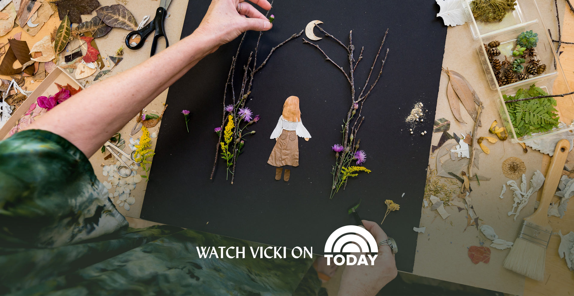 Load video: Video thumbnail of Vicki&#39;s studio table with play button